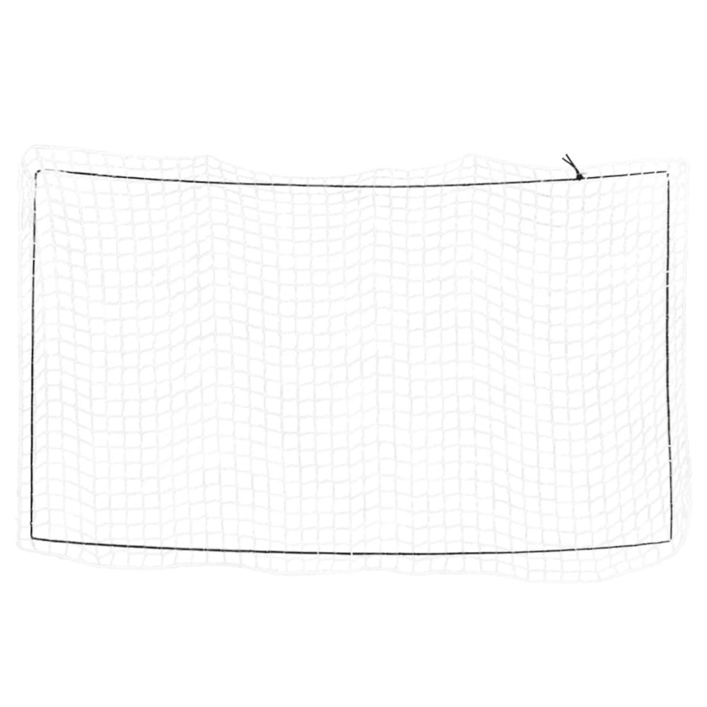 vidaXL Plasă de remorcă cu funie elastică, alb, 4,5x2,5 m, PP