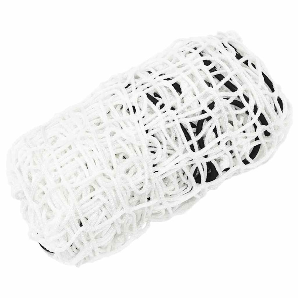 vidaXL Plasă de remorcă cu funie elastică, alb, 3,5x3 m, PP