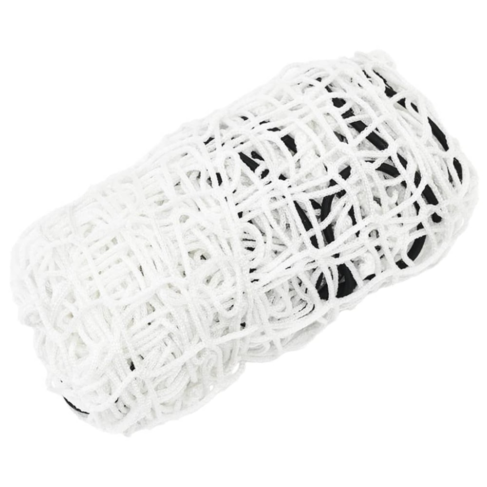 vidaXL Plasă de remorcă cu funie elastică, alb, 6x3,5 m, PP