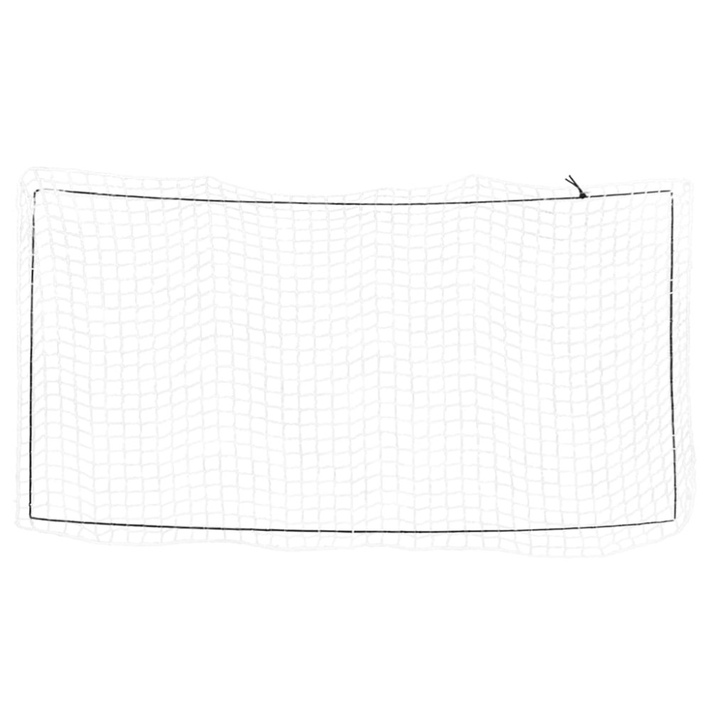 vidaXL Plasă de remorcă cu funie elastică, alb, 7x3,5 m, PP