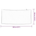 vidaXL Plasă de remorcă cu funie elastică, alb, 8x3,5 m, PP vidaXL Plasă de remorcă cu funie elastică, alb, 8x3,5 m, PP