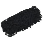 vidaXL Plasă de remorcă cu funie elastică, negru, 3,5x2,5 m, PP