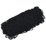 vidaXL Plasă de remorcă cu funie elastică, negru, 3,5x3 m, PP