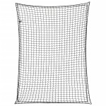vidaXL Plasă de remorcă cu funie elastică, negru, 4x3 m, PP