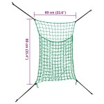 vidaXL Plase pentru fân, 2 buc, verde, dreptunghiulară, 90x60 m, PP vidaXL Plase pentru fân, 2 buc, verde, dreptunghiulară, 90x60 m, PP