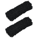 vidaXL Plase pentru fân, 2 buc, negru, dreptunghiulară, 100x90 cm, PP vidaXL Plase pentru fân, 2 buc, negru, dreptunghiulară, 100x90 cm, PP