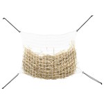 vidaXL Plase pentru fân, 2 buc, alb, dreptunghiulară, 90x60 m, PP vidaXL Plase pentru fân, 2 buc, alb, dreptunghiulară, 90x60 m, PP