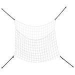 vidaXL Plase pentru fân, 2 buc, alb, dreptunghiulară, 100x90 cm, PP vidaXL Plase pentru fân, 2 buc, alb, dreptunghiulară, 100x90 cm, PP