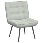 vidaXL Scaun de relaxare gri deschis 64x74x84 cm catifea vidaXL Scaun de relaxare gri deschis 64x74x84 cm catifea