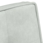 vidaXL Scaun de relaxare gri deschis 64x74x84 cm catifea vidaXL Scaun de relaxare gri deschis 64x74x84 cm catifea