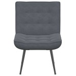 vidaXL Scaun de relaxare gri închis 64x74x84 cm catifea vidaXL Scaun de relaxare gri închis 64x74x84 cm catifea
