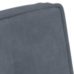 vidaXL Scaun de relaxare gri închis 64x74x84 cm catifea vidaXL Scaun de relaxare gri închis 64x74x84 cm catifea