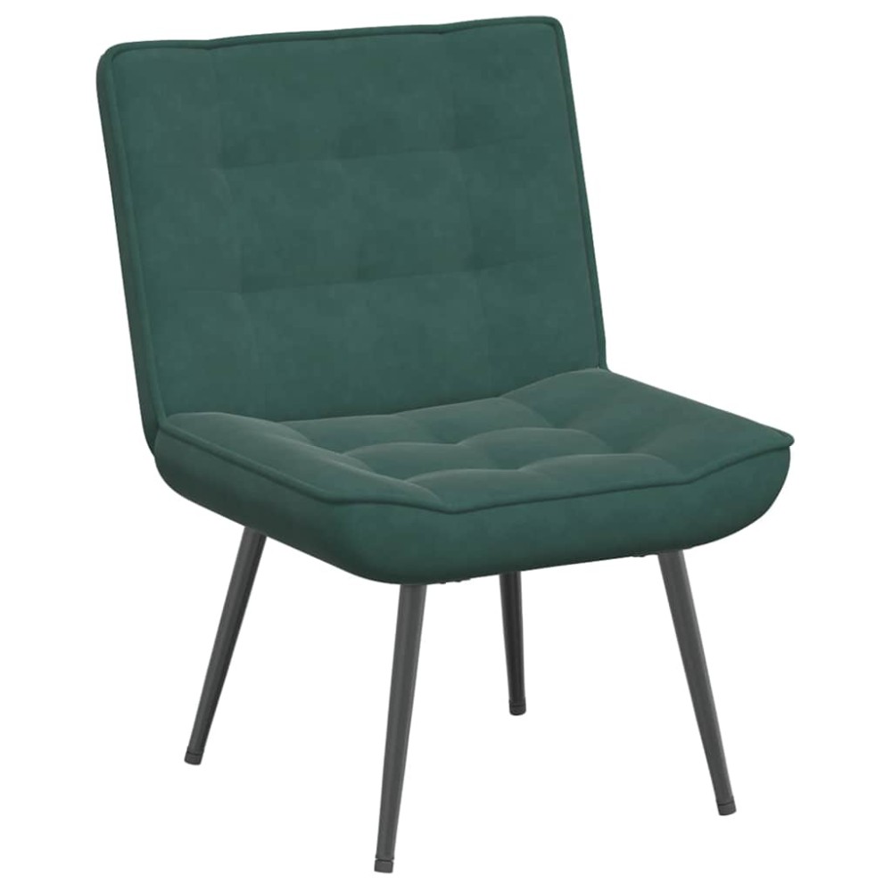vidaXL Scaun de relaxare Verde închis 64x74x84 cm catifea