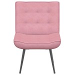 vidaXL Scaun de relaxare roz 64x74x84 cm catifea