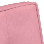 vidaXL Scaun de relaxare roz 64x74x84 cm catifea