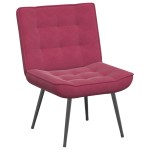 vidaXL Scaun de relaxare Vin Roșu 64x74x84 cm catifea
