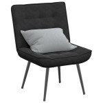 vidaXL Scaun de relaxare negru 64x74x84 cm catifea vidaXL Scaun de relaxare negru 64x74x84 cm catifea