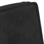 vidaXL Scaun de relaxare negru 64x74x84 cm catifea vidaXL Scaun de relaxare negru 64x74x84 cm catifea