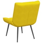 vidaXL Scaun de relaxare galben 64x74x84 cm catifea vidaXL Scaun de relaxare galben 64x74x84 cm catifea