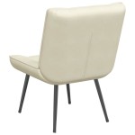 vidaXL Scaun de relaxare cremă 64x74x84 cm catifea