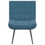 vidaXL Scaun de relaxare albastru 64x74x84 cm catifea vidaXL Scaun de relaxare albastru 64x74x84 cm catifea