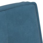 vidaXL Scaun de relaxare albastru 64x74x84 cm catifea vidaXL Scaun de relaxare albastru 64x74x84 cm catifea