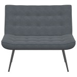 vidaXL Bancă gri închis 110x74x84 cm catifea