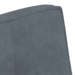 vidaXL Bancă gri închis 110x74x84 cm catifea