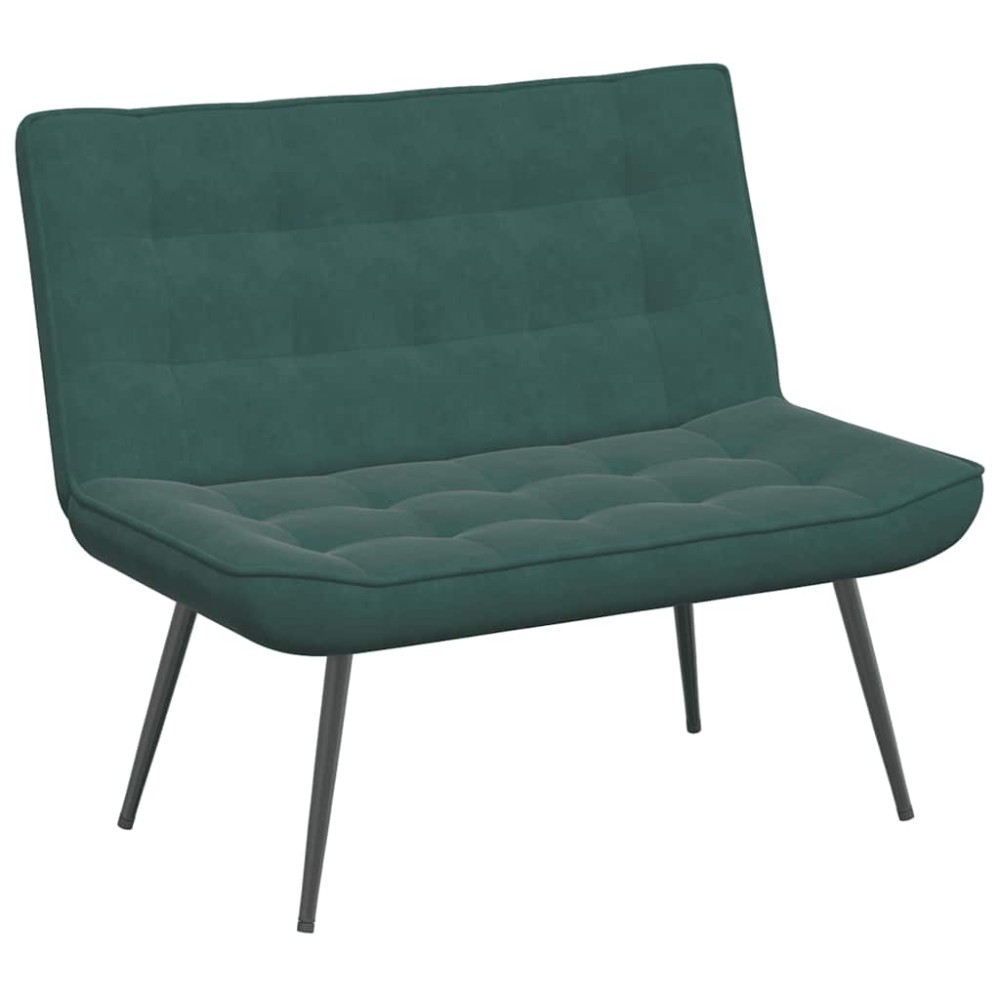 vidaXL Bancă verde închis 110x74x84 cm catifea