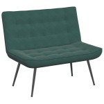 vidaXL Bancă verde închis 110x74x84 cm catifea vidaXL Bancă verde închis 110x74x84 cm catifea