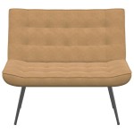 vidaXL Bancă maro 110x74x84 cm catifea