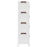 vidaXL Cutie de depozitare stivuită cu roți 4 niveluri 28 L vidaXL Cutie de depozitare stivuită cu roți 4 niveluri 28 L