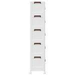 vidaXL Cutie de depozitare stivuită cu roți 5 niveluri 28 L vidaXL Cutie de depozitare stivuită cu roți 5 niveluri 28 L