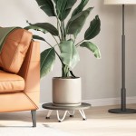 vidaXL Picioare tip agrafă pentru măsuță de cafea, 4 buc., alb, 10 cm, oțel masiv