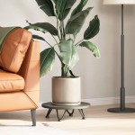 vidaXL Picioare tip agrafă pentru măsuță de cafea, 4 buc., antracit, 10 cm, oțel masiv