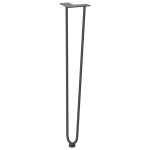 vidaXL picioare tip ac de păr pentru masă consolă, antracit, 72 cm, oțel masiv, 4 buc. vidaXL picioare tip ac de păr pentru masă consolă, antracit, 72 cm, oțel masiv, 4 buc.