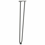 vidaXL picioare tip ac de păr pentru masă consolă, antracit, 72 cm, oțel masiv, 4 buc. vidaXL picioare tip ac de păr pentru masă consolă, antracit, 72 cm, oțel masiv, 4 buc.