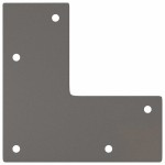 vidaXL Picioare tip agrafă pentru măsuță de cafea, 4 buc., oțel natural, 10 cm, oțel masiv