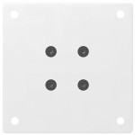 vidaXL Picioare pentru măsuță de cafea, 4 buc., alb, 30-32 cm, oțel