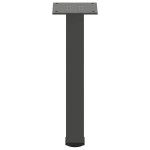 vidaXL Picioare pentru măsuță de cafea, antracit, 4 buc., 30-32 cm, oțel