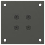 vidaXL Picioare pentru măsuță de cafea, antracit, 4 buc., 30-32 cm, oțel