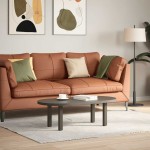 vidaXL Picioare pentru măsuță de cafea, 4 buc., oțel natural, 30-32 cm
