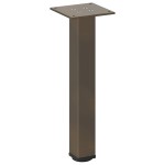 vidaXL Picioare pentru măsuță de cafea, 4 buc., oțel natural, 30-32 cm