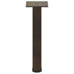 vidaXL Picioare pentru măsuță de cafea, 4 buc., oțel natural, 30-32 cm