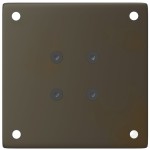 vidaXL Picioare pentru masă de cafea, 4 buc., oțel natural, 42-44 cm