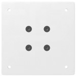 vidaXL Picioare masă consolă, 4 buc., alb, 72-74 cm, oțel