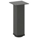 vidaXL Picioare pentru măsuță de cafea, antracit, 4 buc., 30-32 cm, oțel