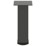 vidaXL Picioare pentru măsuță de cafea, antracit, 4 buc., 30-32 cm, oțel