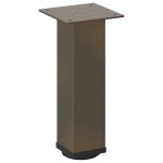 vidaXL Picioare pentru măsuță de cafea, 4 buc., oțel natural, 30-32 cm