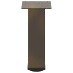 vidaXL Picioare pentru măsuță de cafea, 4 buc., oțel natural, 30-32 cm